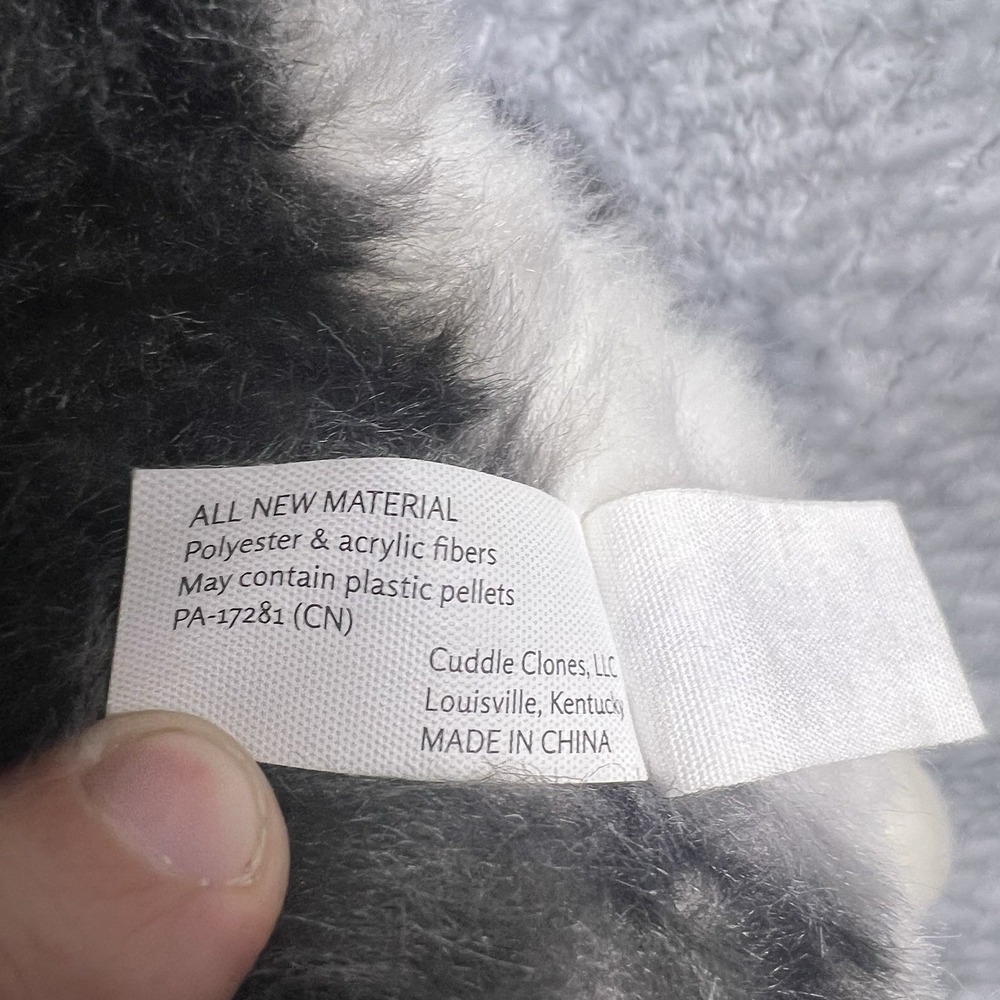 Cuddle Clones Custom Border Collie Herding Mix Dog Plush Maggie Black White Toy - Picture 11 of 13